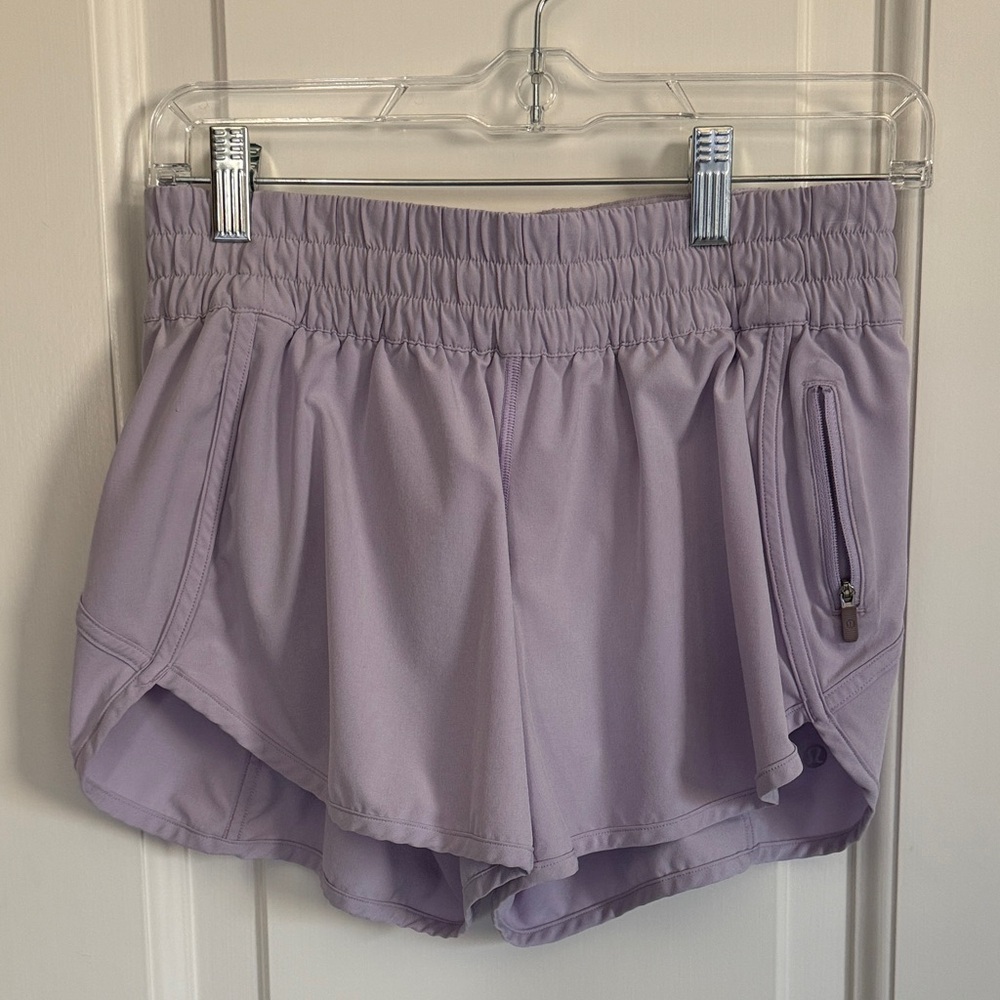 Lululemon Athletica Light Purple Tracker Shorts